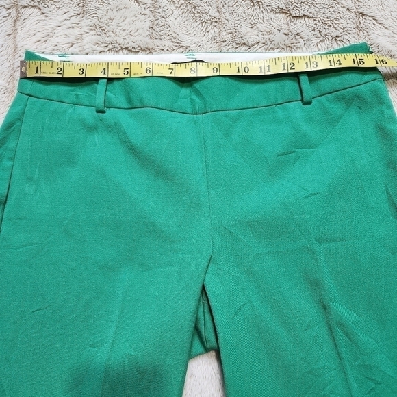 Capri Cotton blend Green color Slim fit Size 8p TALBOTS - Picture 9 of 13
